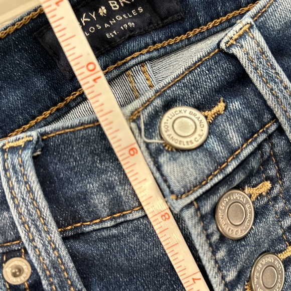 🔶Lucky Brand High Rise Skinny Bridgette Raw Edge Hem - Picture 3 of 14
